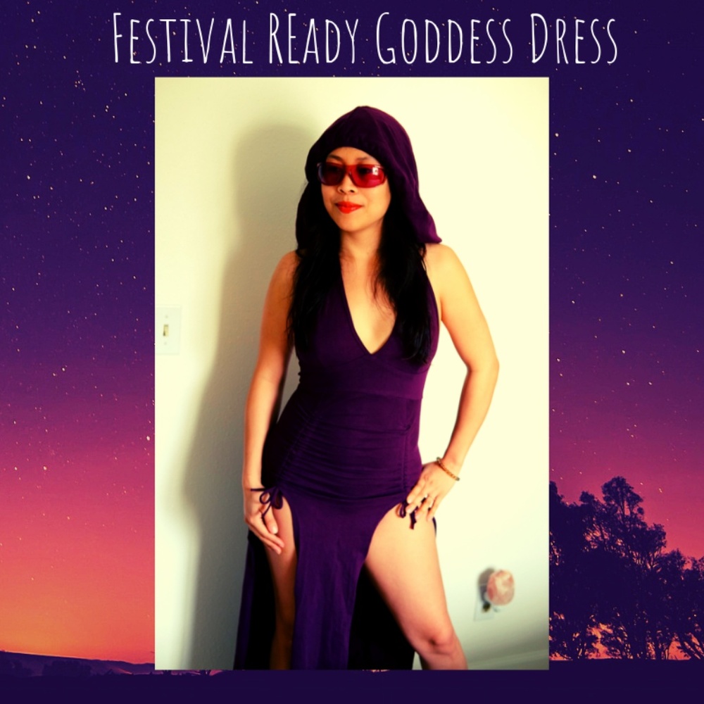 Festival Goddess Purple Dress